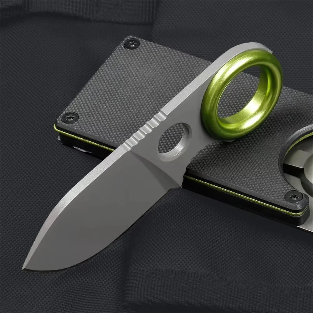 Edc Carry Fixed Blade - Mini Halka Sabit Bıçaklı Bıçak Paslanmaz