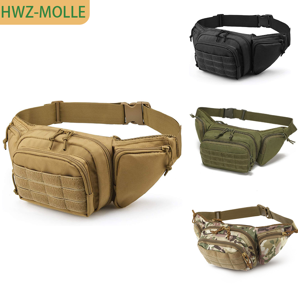 Edc Carry Fanny Pack - Taktik Molle Bel Çantası Gizli Taşıma