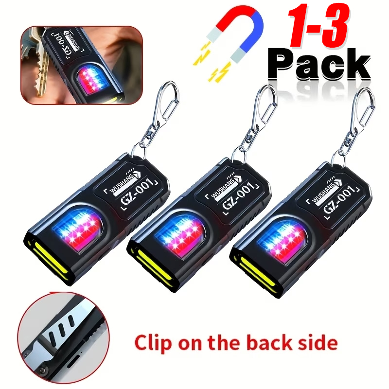 Keychain Flashlight - Güçlü Mini COB LED Anahtarlık Feneri