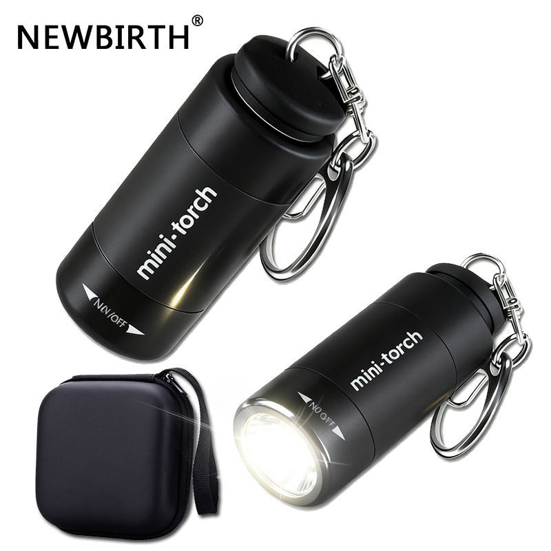 Keychain Flashlight - USB Şarjlı LED Çok Fonksiyonlu Güçlü