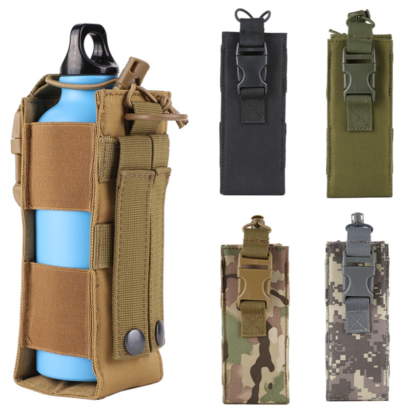 Edc Carry Holster - Molle Su Şişesi Kılıfı Çantası Açık