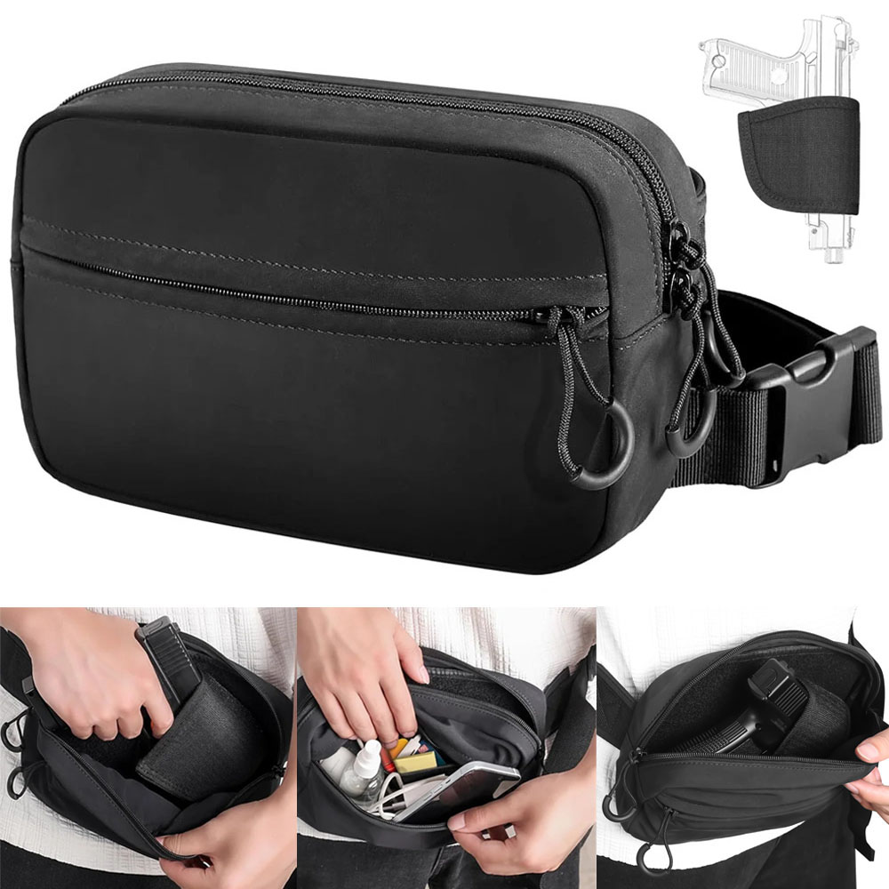 Edc Carry Fanny Pack - Gizli Taşıma Silah Çantası Tabanca Tabanca