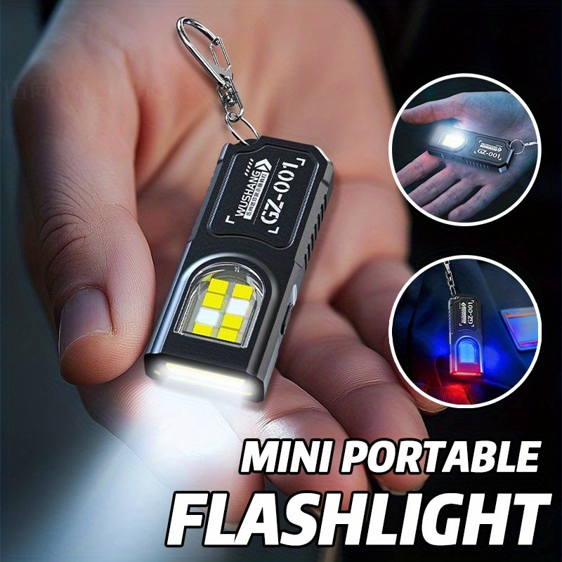 Keychain Flashlight - Güçlü Mini COB LED Anahtarlık Feneri