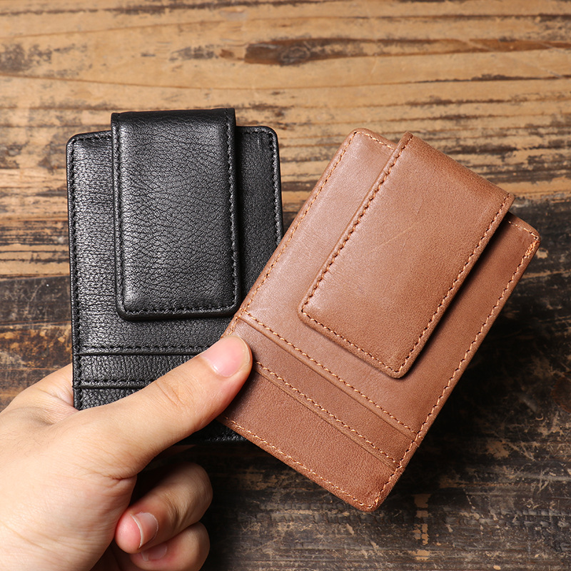 Money Clip Magnetic - Erkekler için İnce Para Klipsi Cüzdan