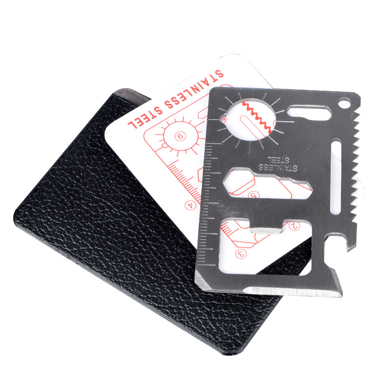 Multitool Credit Card - Cep Aracı Kredi Kartı 11'i 1