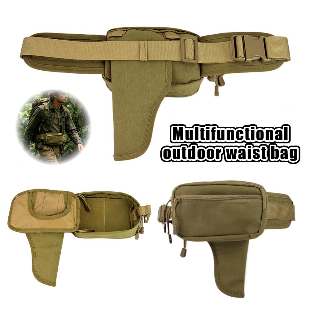 Edc Carry Fanny Pack - Hırsızlığa Karşı Gizli Taşıma Bel Çantası,