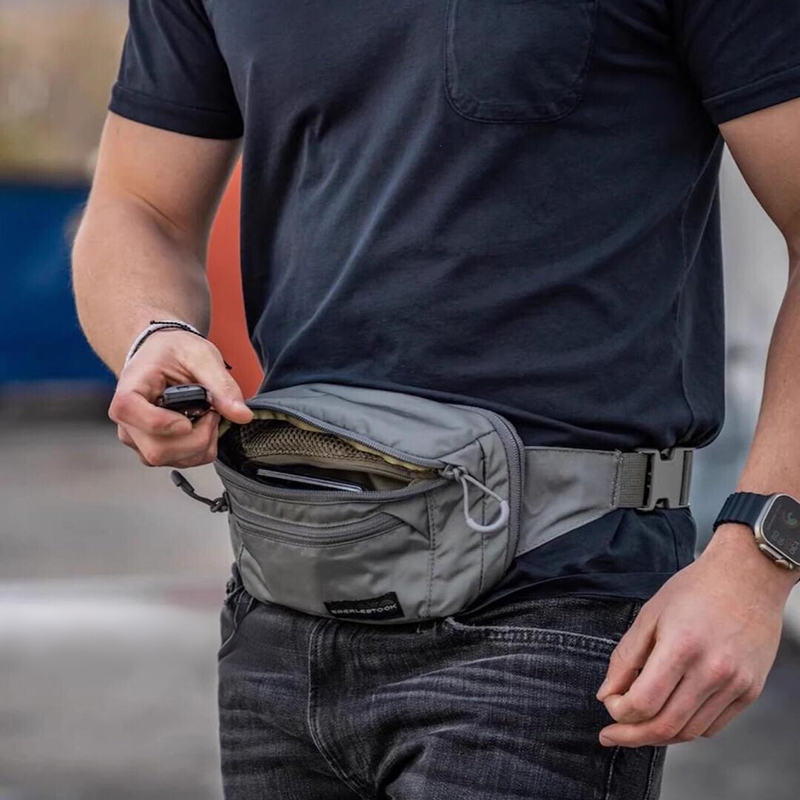 Edc Carry Fanny Pack - Ayarlanabilir Askılı Erkek Bel Çantası, Taktik
