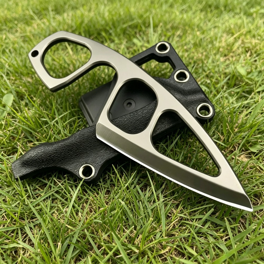 Edc Carry Fixed Blade - Yüksek Sertlikte Boyun Bıçağı 440C Çelik
