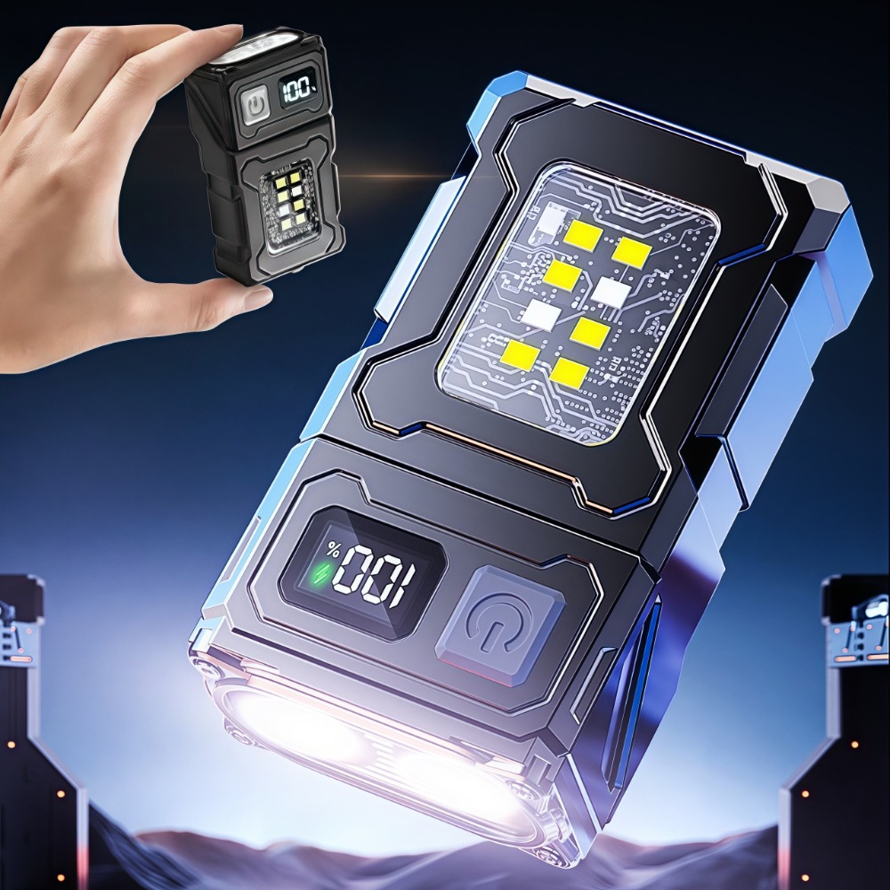Keychain Flashlight - Şarj edilebilir Mini LED El Feneri