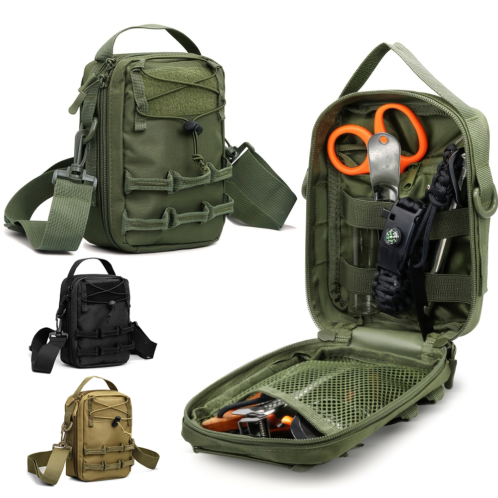 Edc Carry Pouch - Omuz Askılı Taktik Molle Çantası, Açık