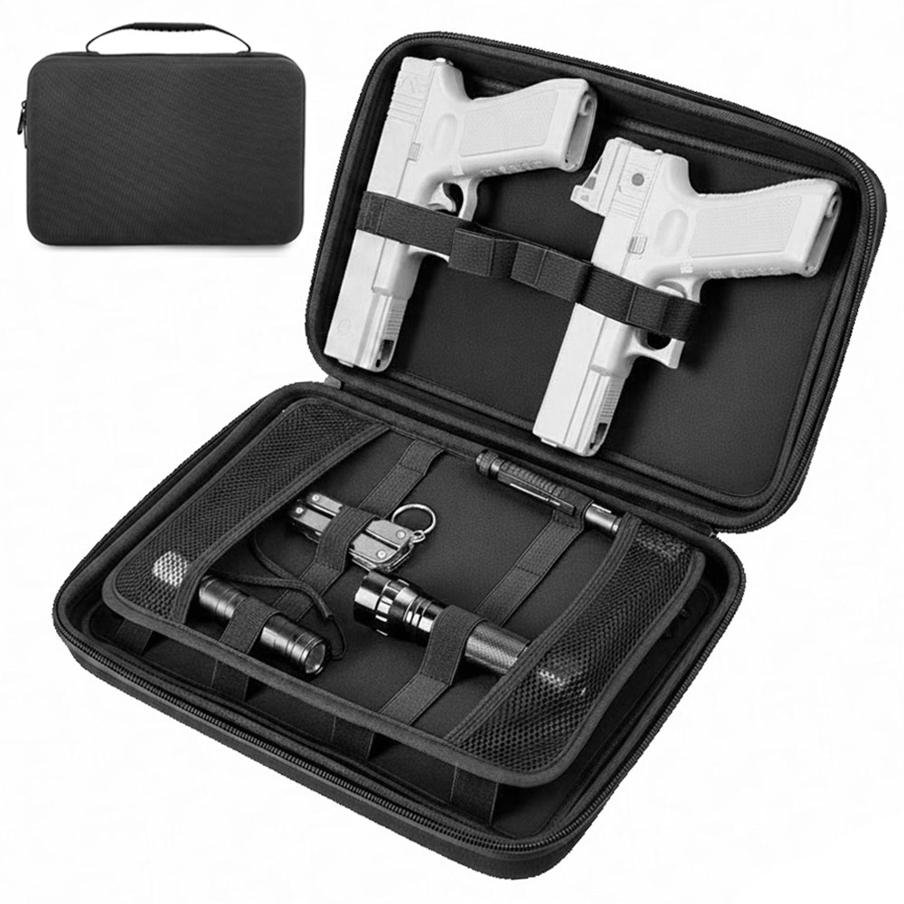 Edc Pistol Carry Bag - Taktik Tabanca Silah Çantası Çift Silah