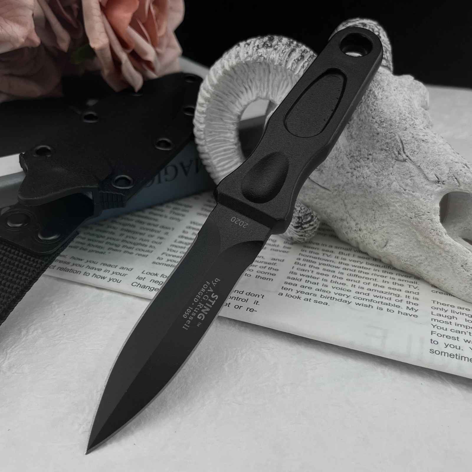 Edc Carry Fixed Blade - Çok Fonksiyonlu Sabit Namlulu Bıçak 8Cr13MoV