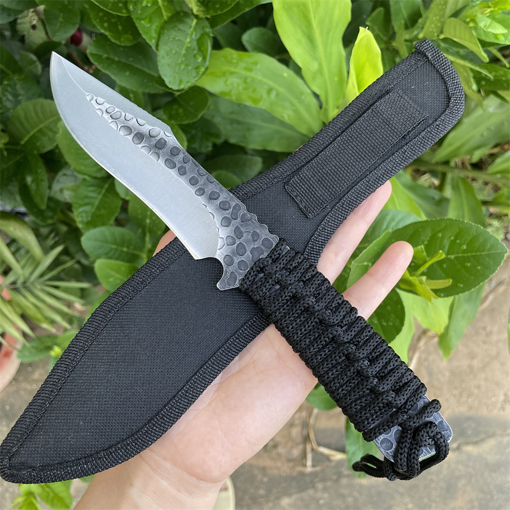 Edc Carry Fixed Blade - Dövme 8cr13mov Bıçaklı Cep Bıçağı Açık