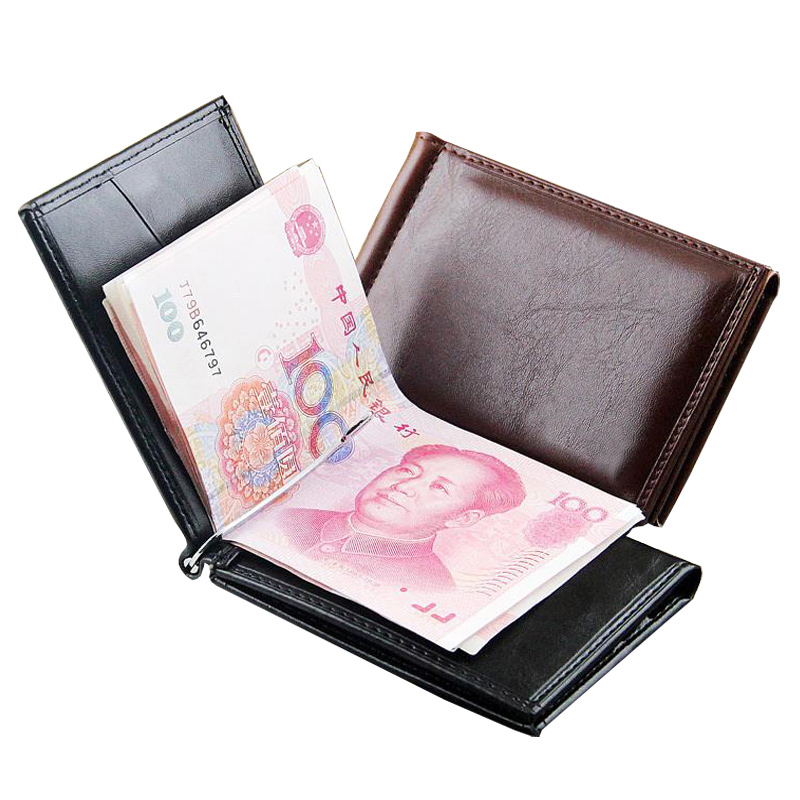 Money Clip Magnetic - Sıcak satış moda erkek deri para