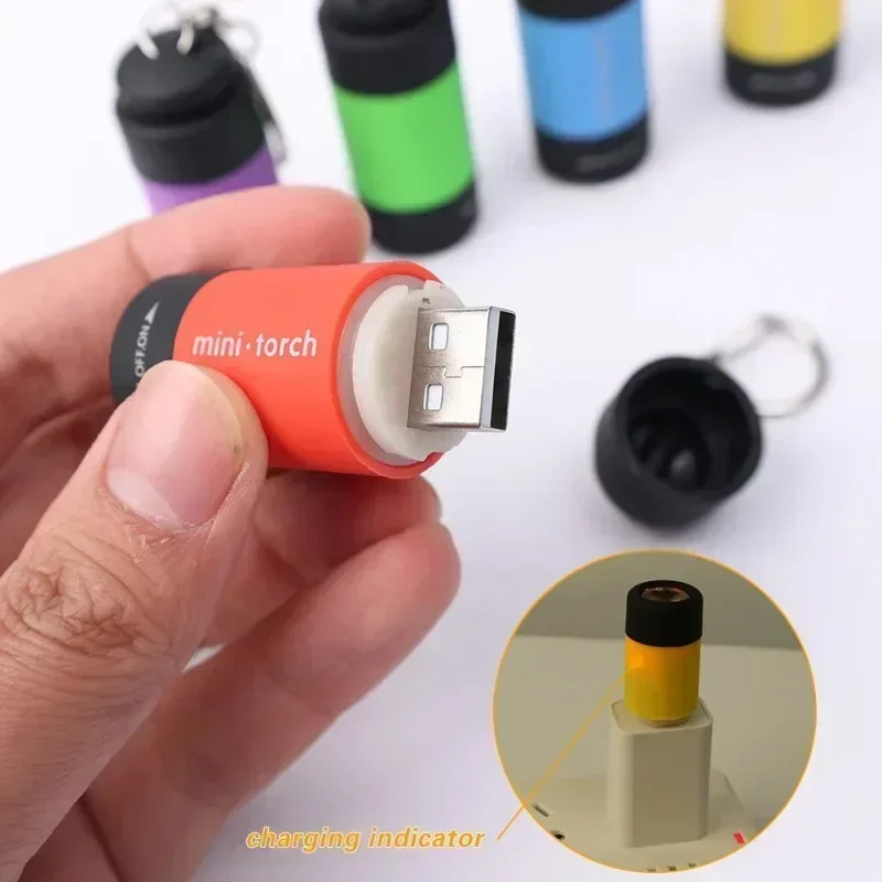 USB Şarjlı LED Çok Fonksiyonlu - Keychain Flashlight incelemesi ve fiyatı