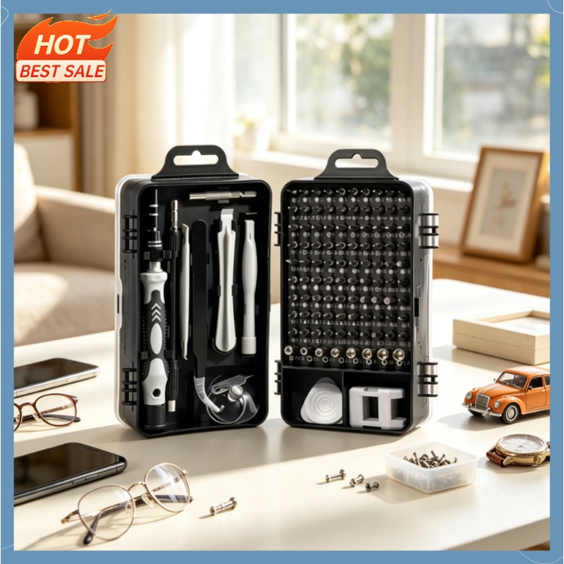 115'i 1 Arada Profesyonel Hass - Micro Screwdriver Kit incelemesi ve fiyatı