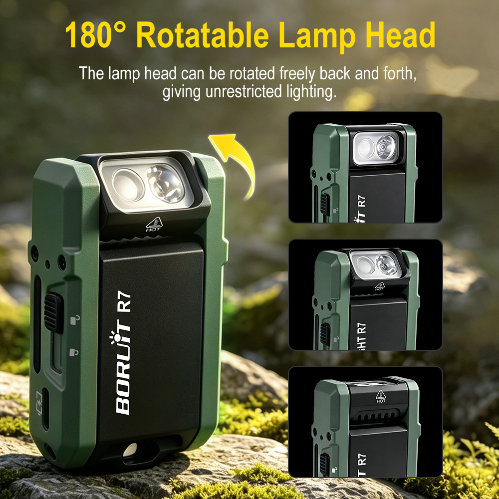 BORUiT R7 800LM Anahtarlık Fen - Keychain Flashlight incelemesi ve fiyatı