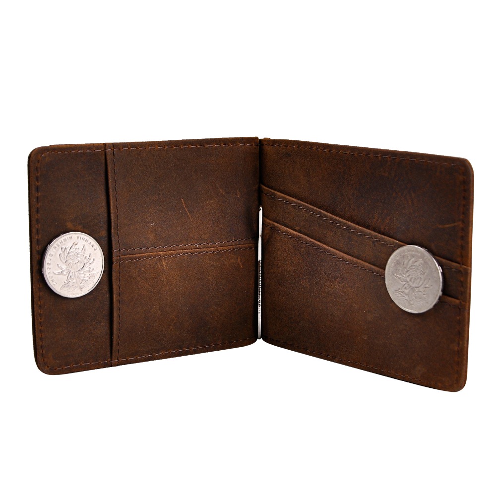 Kaliteli deri erkek manyetik p - Money Clip Magnetic incelemesi ve fiyatı