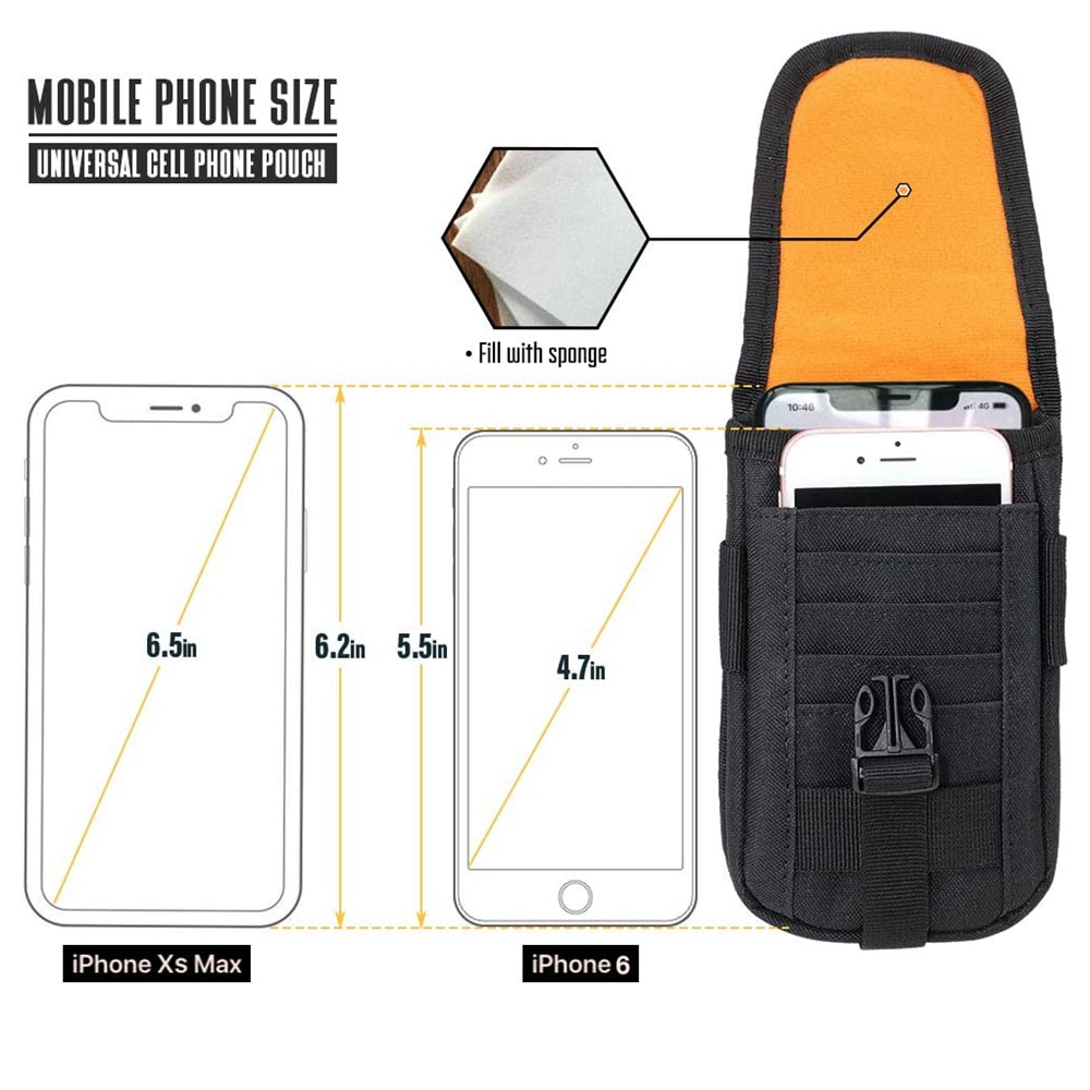 Taktik Telefon Çantası Molle,  - Edc Carry Holster incelemesi ve fiyatı