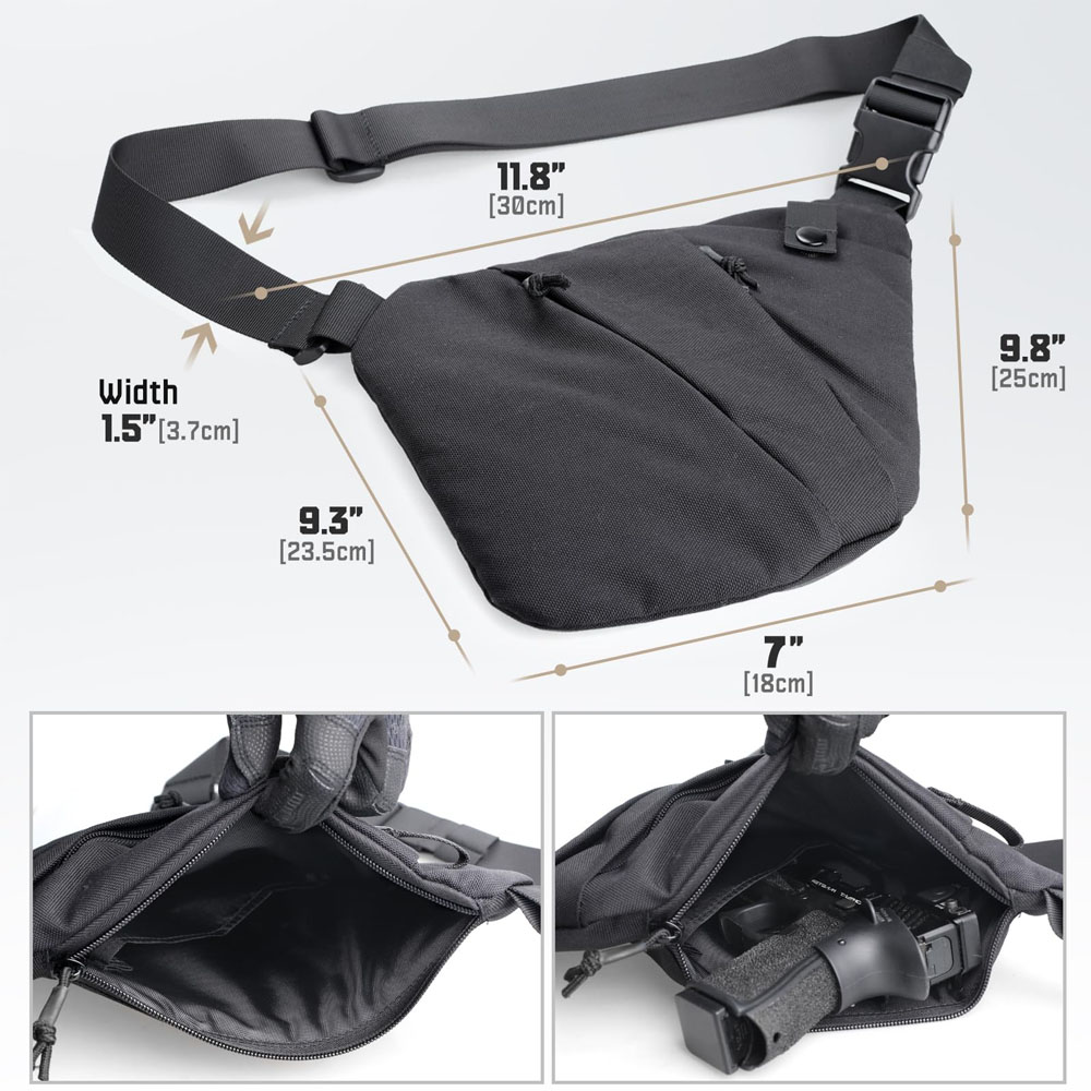 Taktik gizli silah taşıma çant - Edc Pistol Carry Bag incelemesi ve fiyatı
