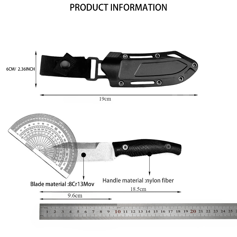 KS 1083 Siyah Küçük Düz Bıçak  - Edc Carry Fixed Blade incelemesi ve fiyatı