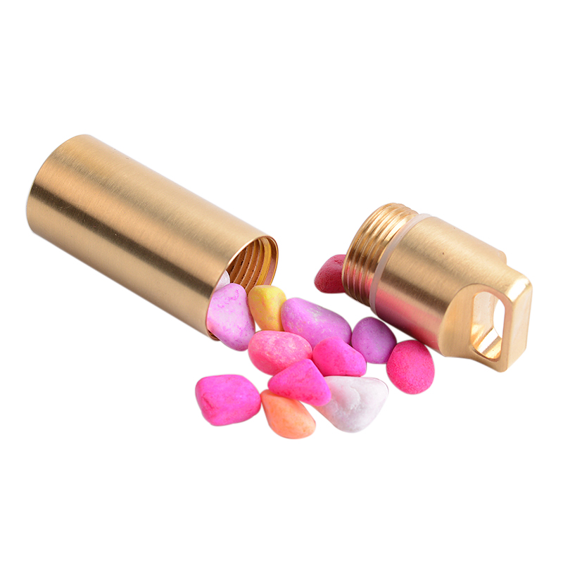 Pirinç Hava Geçirmez Su Geçirm - Pill Fob Capsule incelemesi ve fiyatı