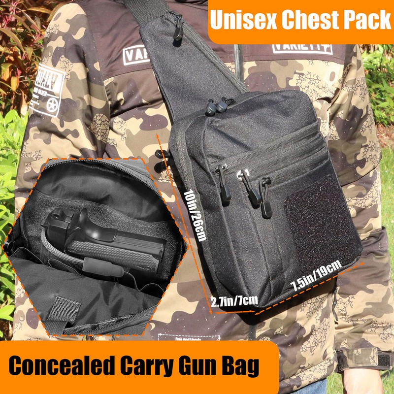 Yeni Taktik Göğüs Çantası Taba - Edc Pistol Carry Bag incelemesi ve fiyatı