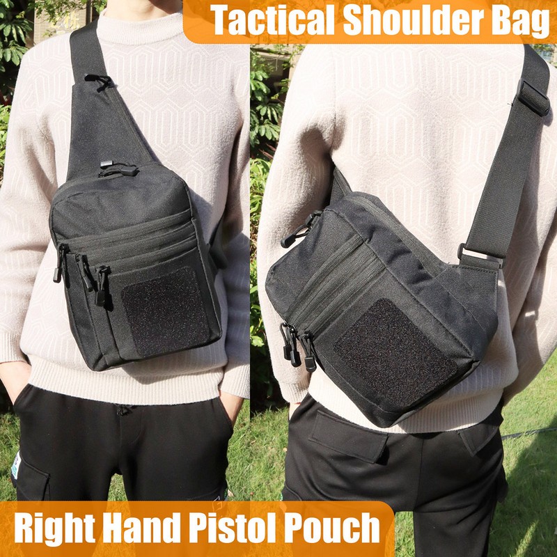 Yeni Taktik Göğüs Çantası Taba - Edc Pistol Carry Bag incelemesi ve fiyatı