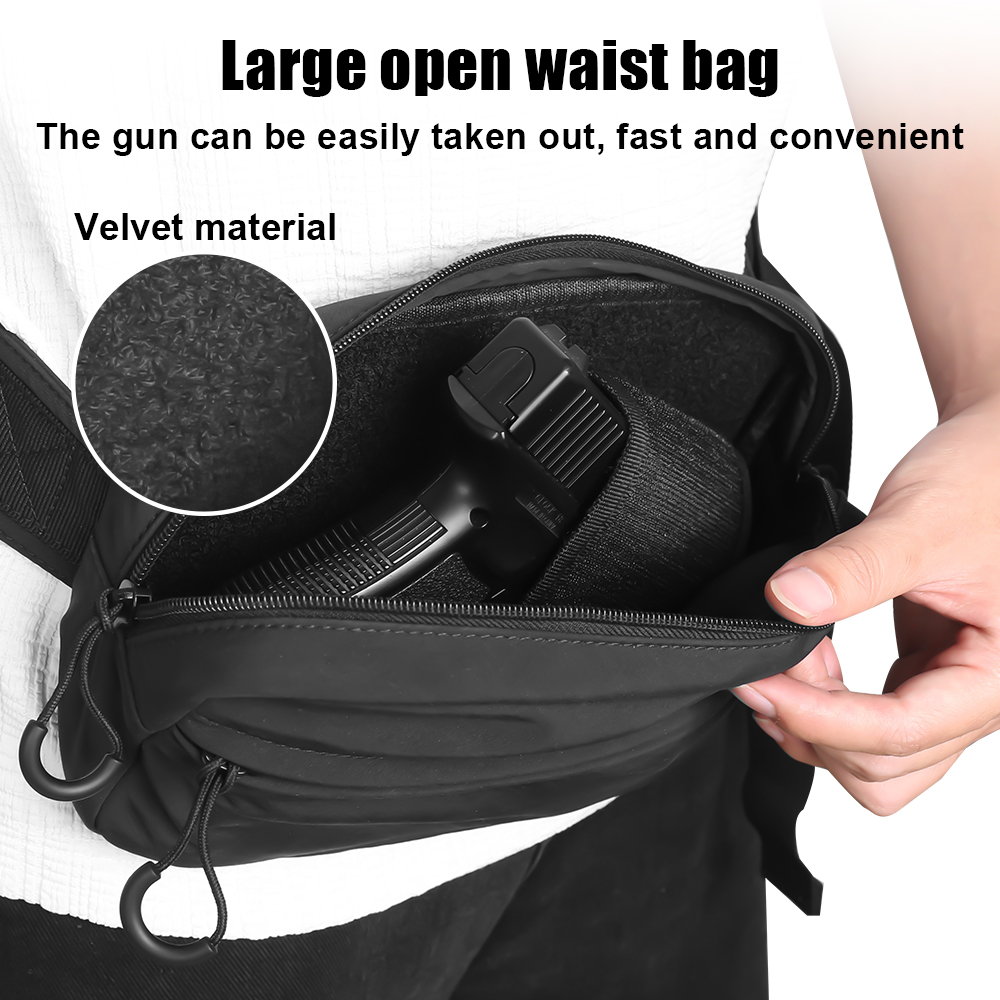 Taktik Crossbody Çanta Tabanca - Edc Carry Fanny Pack incelemesi ve fiyatı
