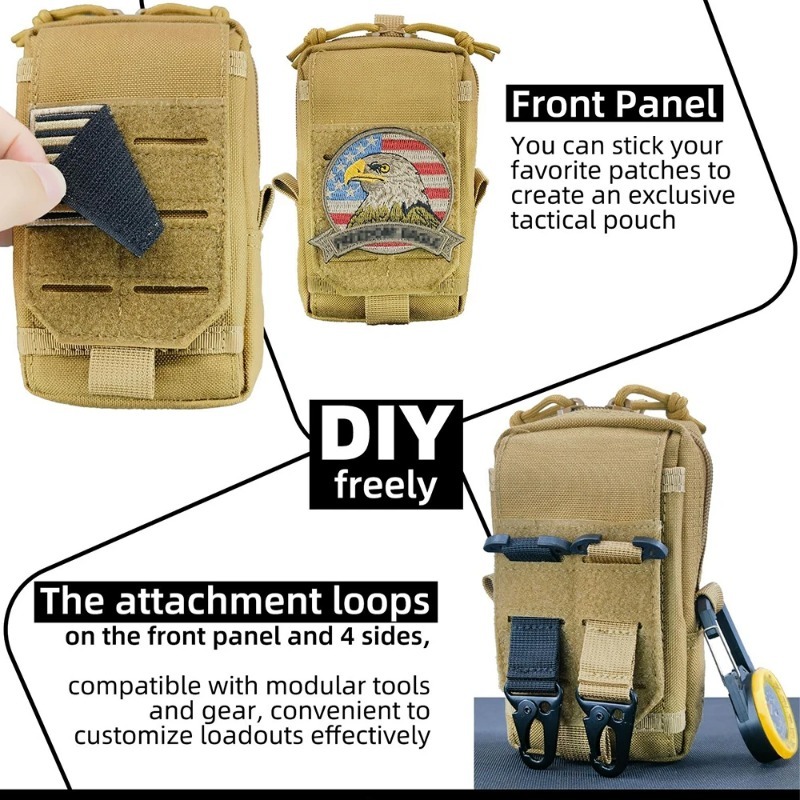 Taktiksel MOLLE EDC Kullanım Ç - Edc Carry Holster incelemesi ve fiyatı