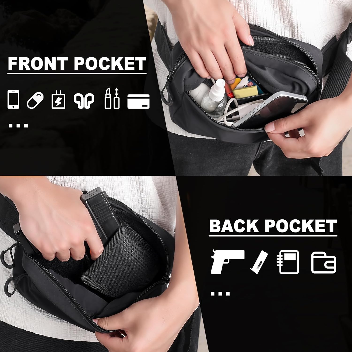 Kılıflı Taktik Fanny Paketi Gi - Edc Carry Fanny Pack incelemesi ve fiyatı